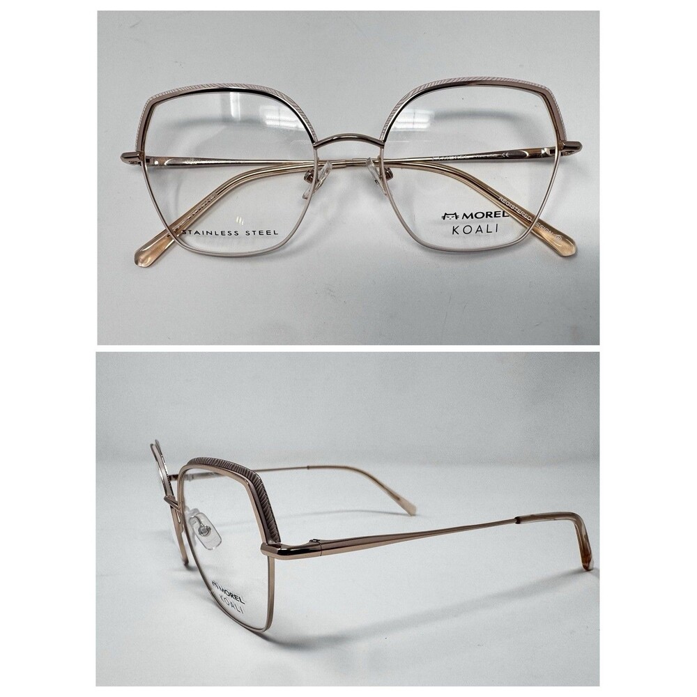 Morel Koali 20110K 52-18-140 Eyeglass Frames Rose Gold Pink France